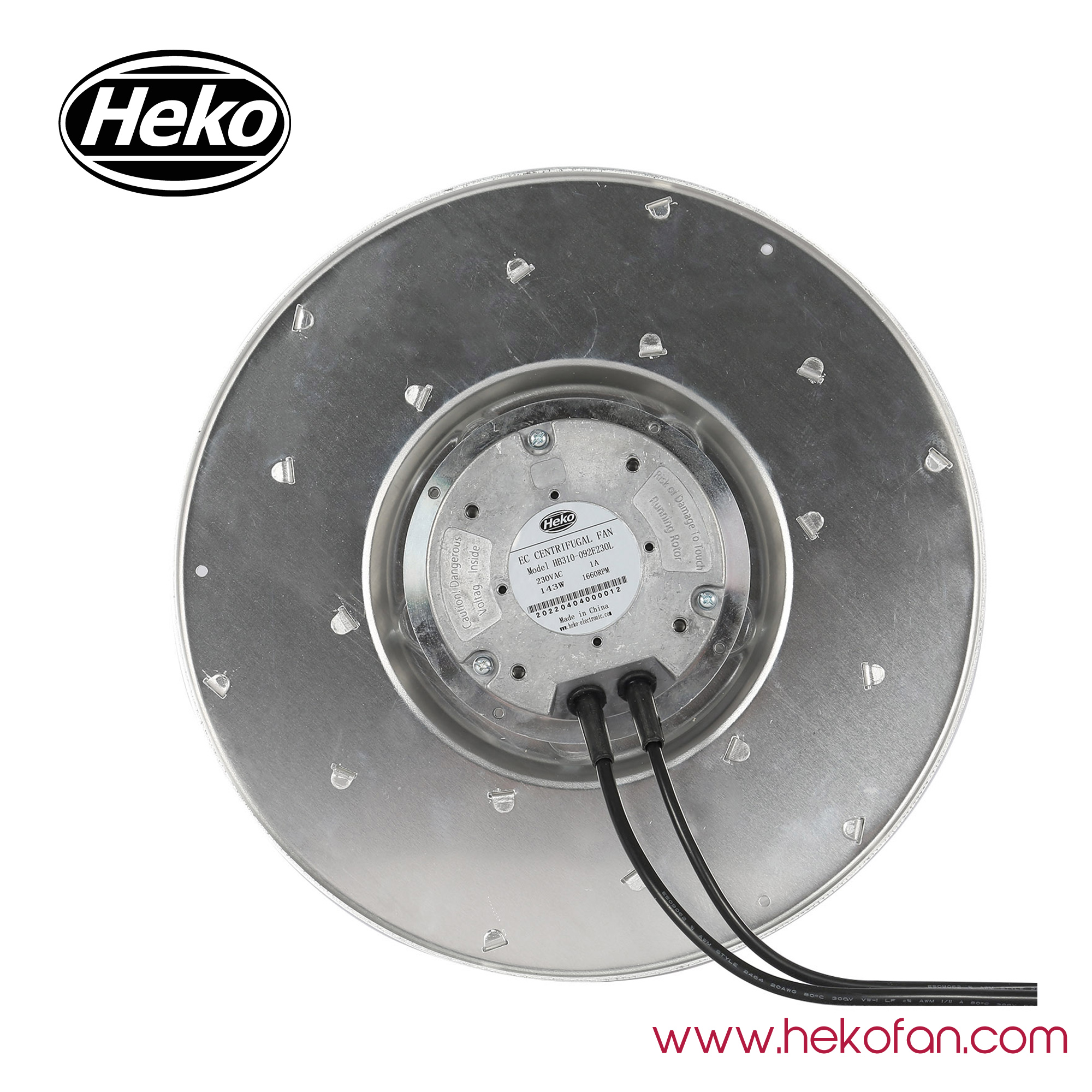 HEKO EC310mm 230VAC Backward Curved Centrifugal Fan 