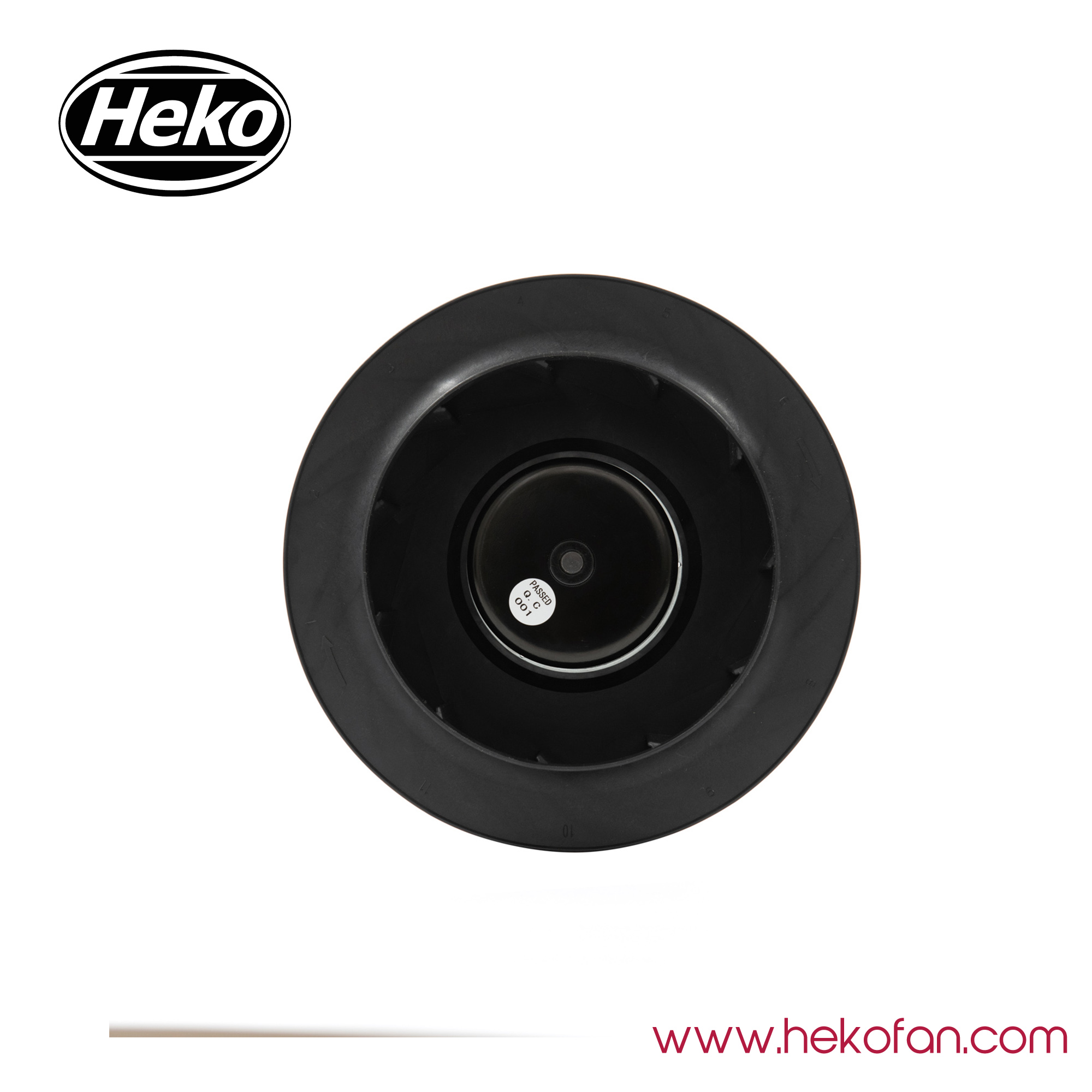 HEKO DC220mm Plastic Impeller Centrifugal Fan For Vehicle Equip